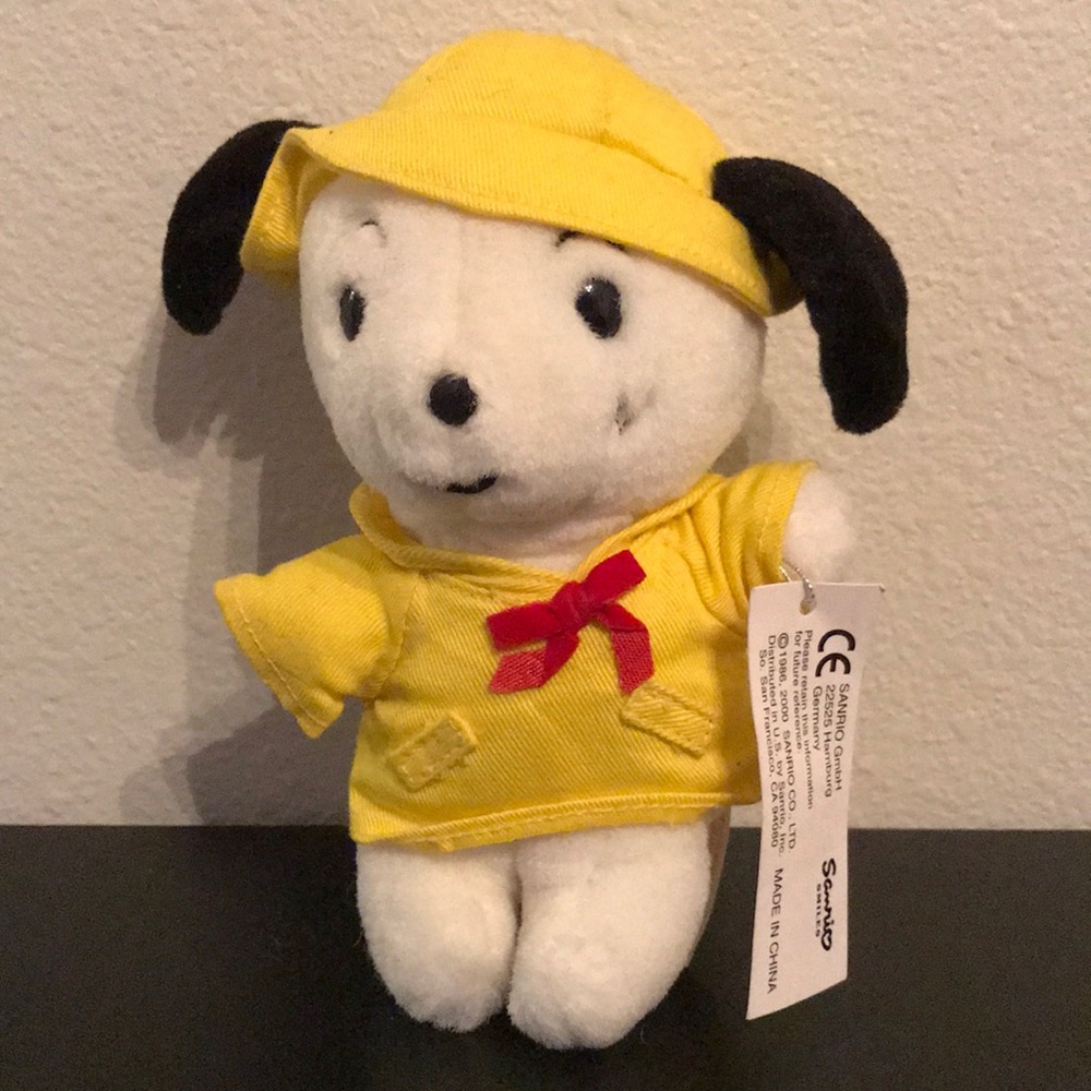 Sanrio Plush: Rain Coat Dog